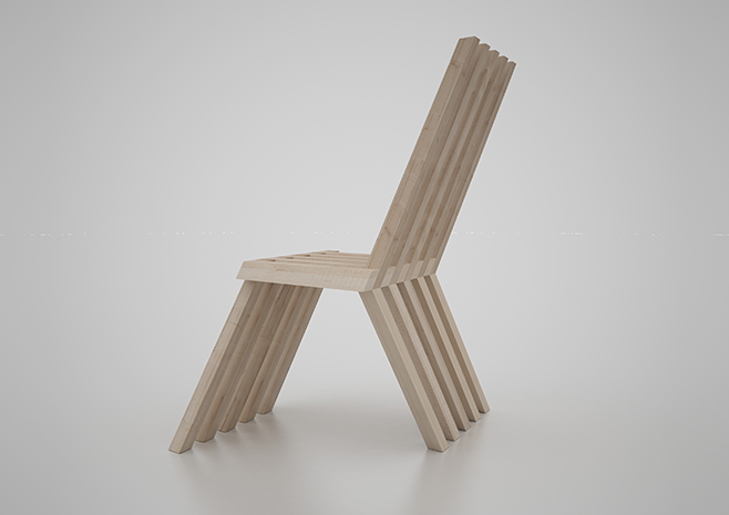 Infinite chair por victor lusquiños arquitecto